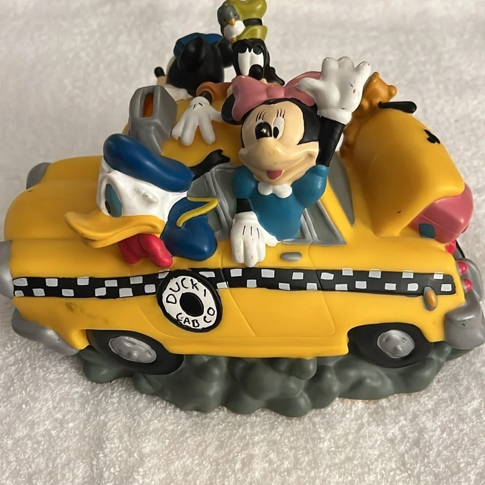Vintage Disney Fab 5 Duck Cab Piggy Bank
